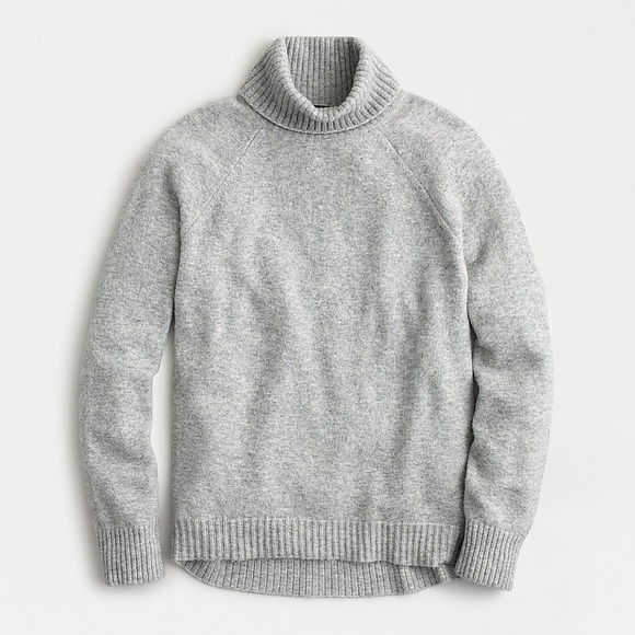 J. Crew Sweaters - J.Crew Merino Wool Blend Gray Turtleneck Sweater M